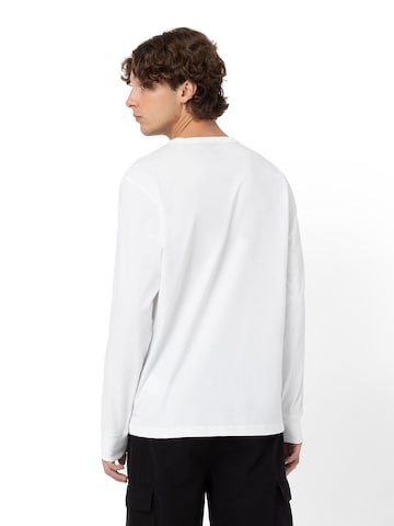 DICKIES Sweatshirt 'AITKIN TEE LS' in White