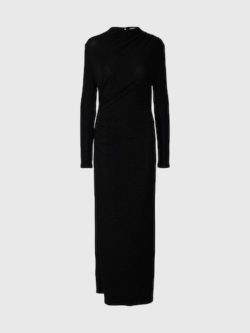 Rochie de seară de la SELECTED pe negru: față