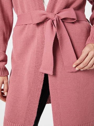 In The Style Knit Cardigan in Pink