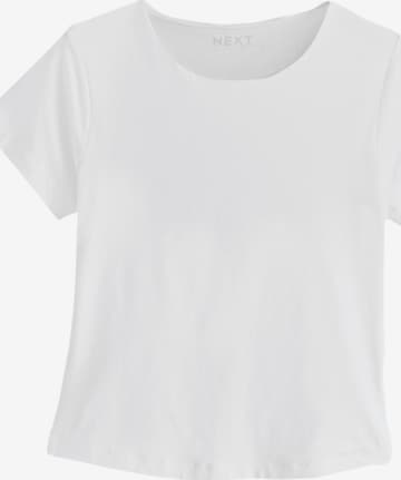 T-shirt Next en blanc : devant