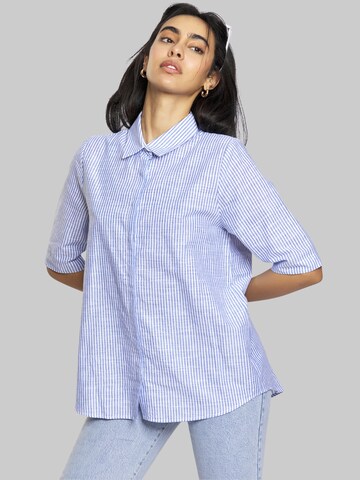 FRESHLIONS Blouse 'Sora' in Blue: front