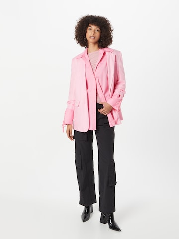 River Island Blazer in Pink