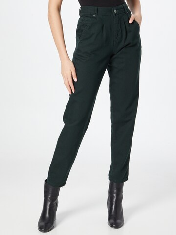 Koton Regular Bandplooi jeans in Groen: voorkant