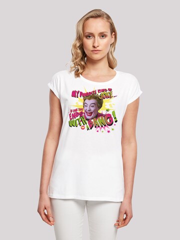 F4NT4STIC Shirt 'Batman TV Series Joker Bang' in White: front