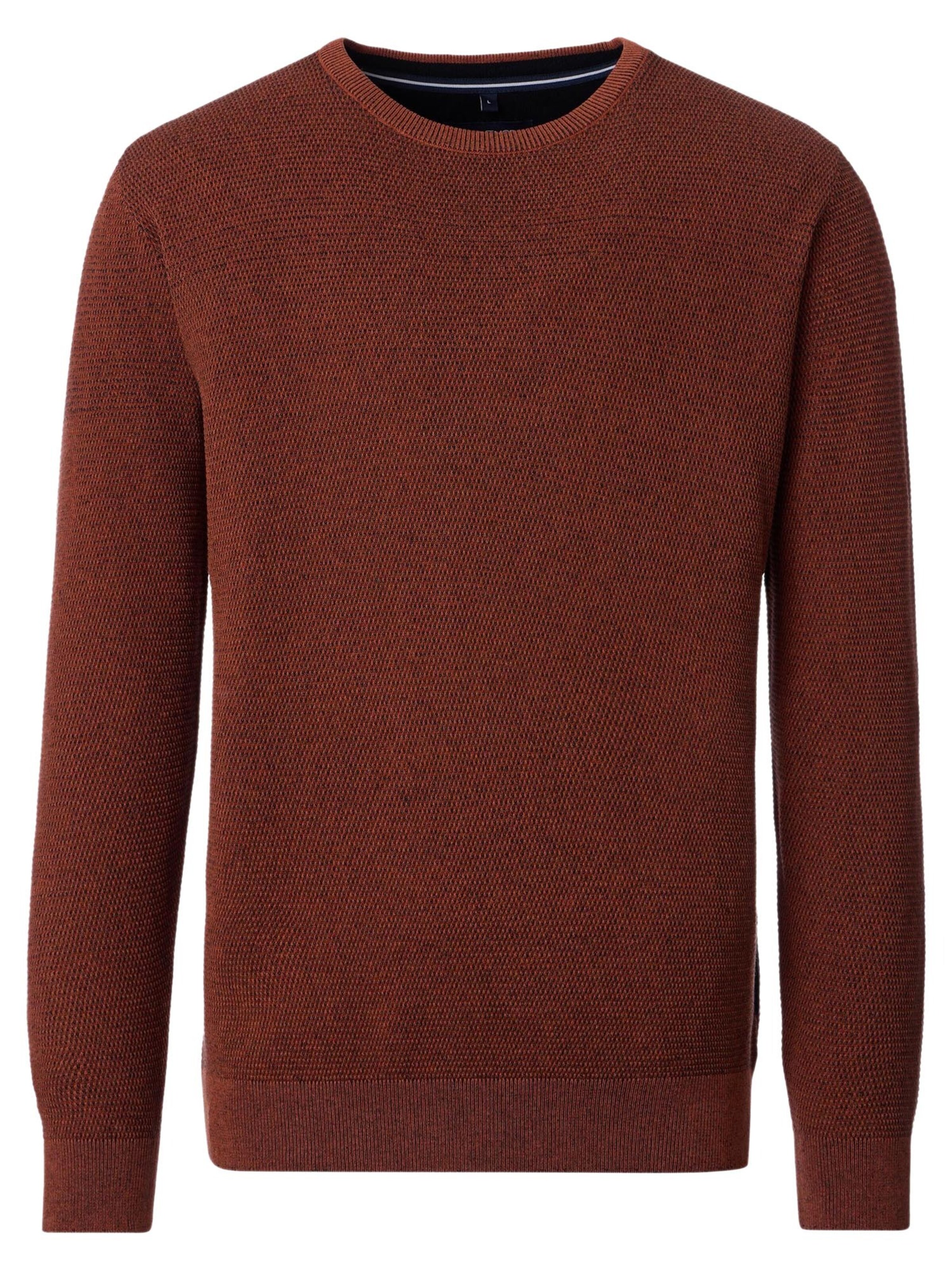 CASAMODA Sweater 'Basic' in Orange: front