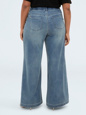 Wide leg Jeans di Fiorella Rubino in blu