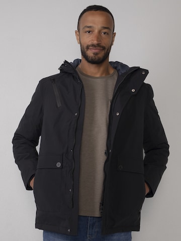 Petrol Industries Between-Season Jacket in Black: front