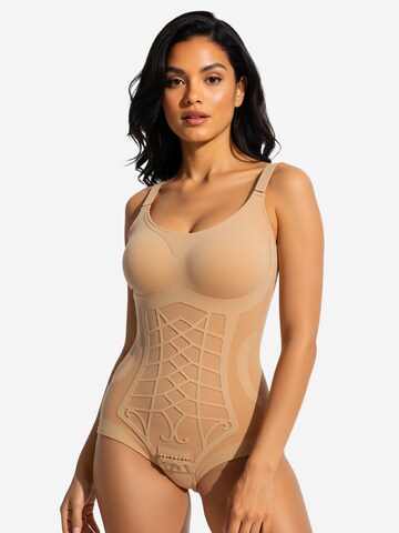 SHARICCA Shaping Bodysuit in Beige