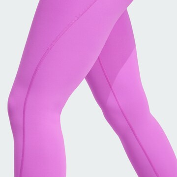 ADIDAS PERFORMANCE Skinny Sports trousers 'All Me Essentials' in Purple