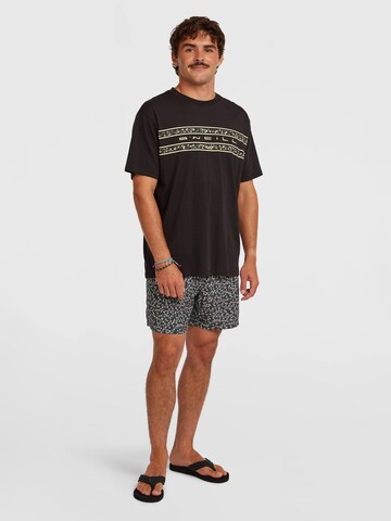 O'NEILL Kratke kopalne hlače 'O'neill Print 16' | črna barva