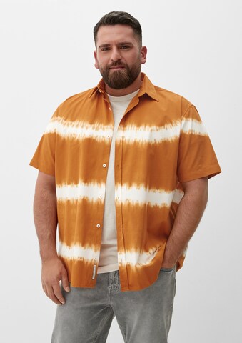 s.Oliver Regular fit Overhemd in Oranje: voorkant