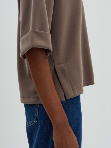 Sweat-shirt 'Unea' Someday en marron