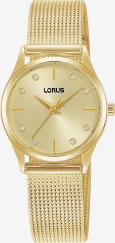 LORUS Analoguhr in Gold: Vorderseite