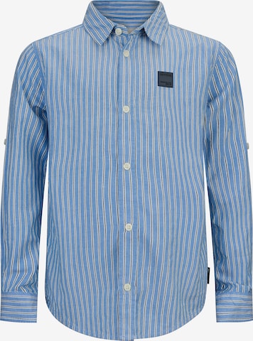 Retour Jeans Regular fit Button Up Shirt 'Arthur' in Blue: front