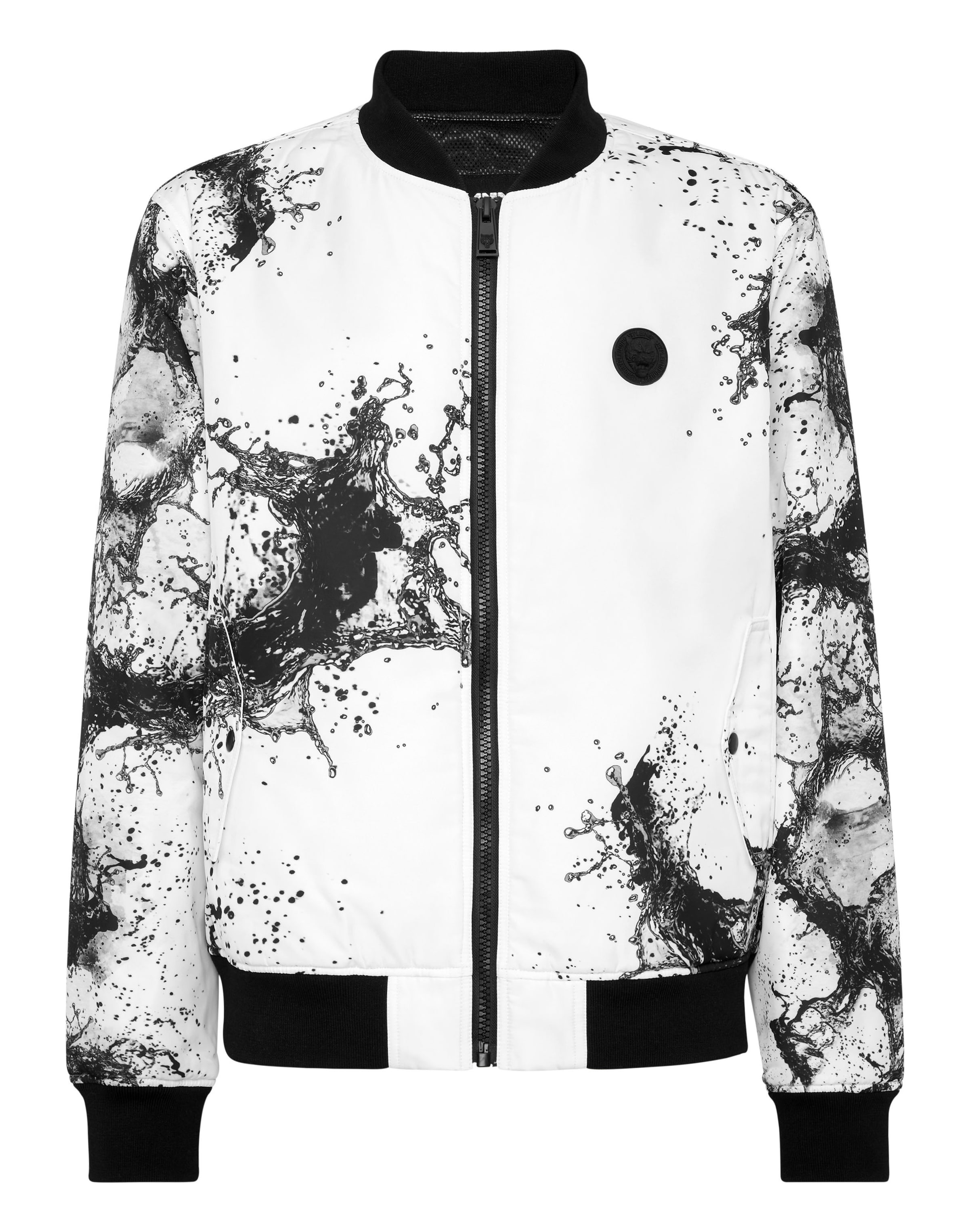 Plein Sport Between-season jacket 'Splash' in Black / White, Item view
