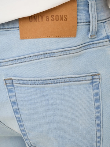 ONLY Baggy Trousers 'ply' in Blue