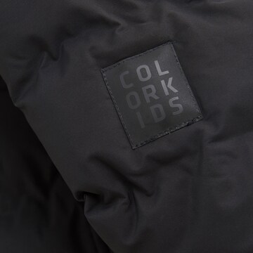 COLOR KIDS Steppmantel 'Quilt' in Schwarz