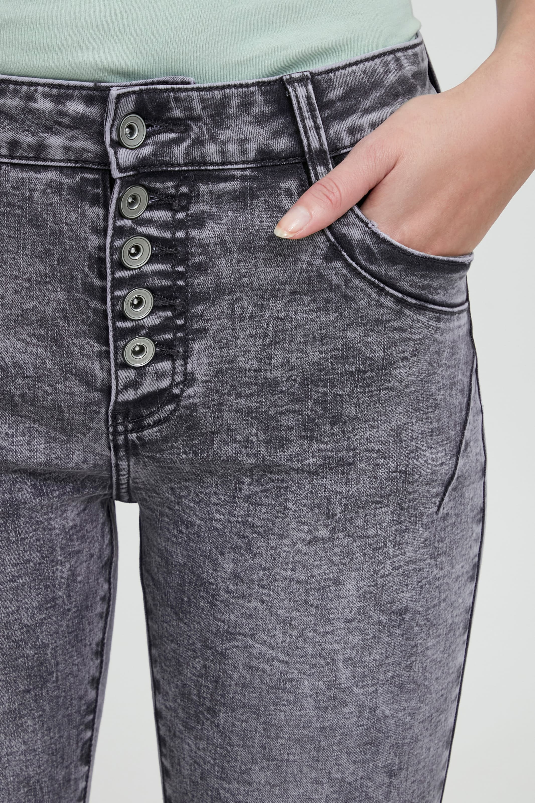 Frauen Jeans b.young Jeans 'BXKAILY' in Grau - HN35680