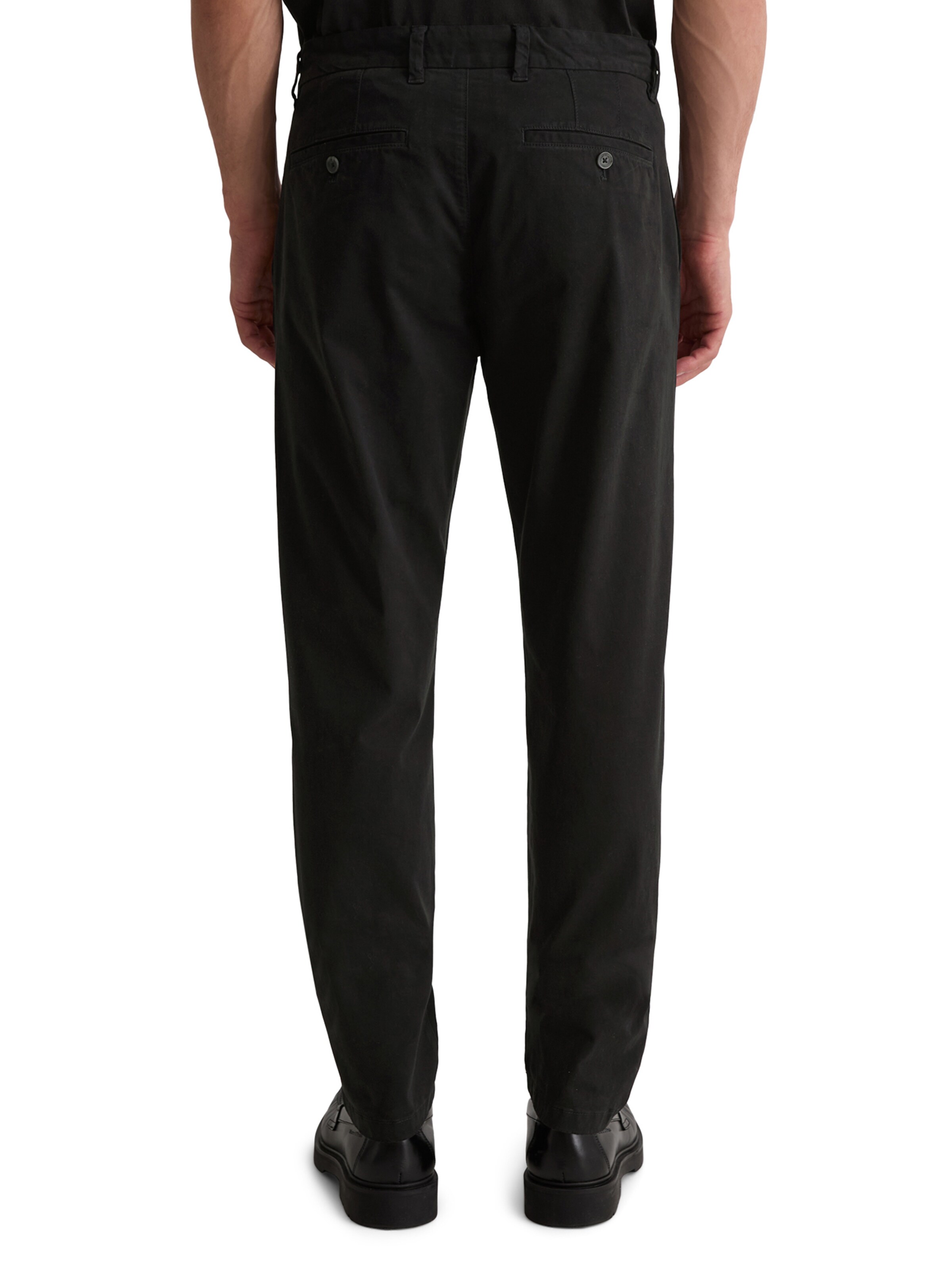 Marc O'Polo Tapered Chino trousers 'Osby' in Black