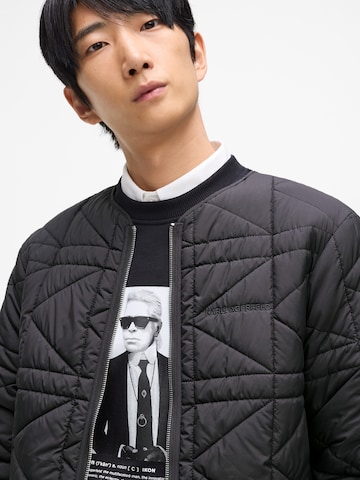 Karl Lagerfeld Übergangsjacke in Schwarz