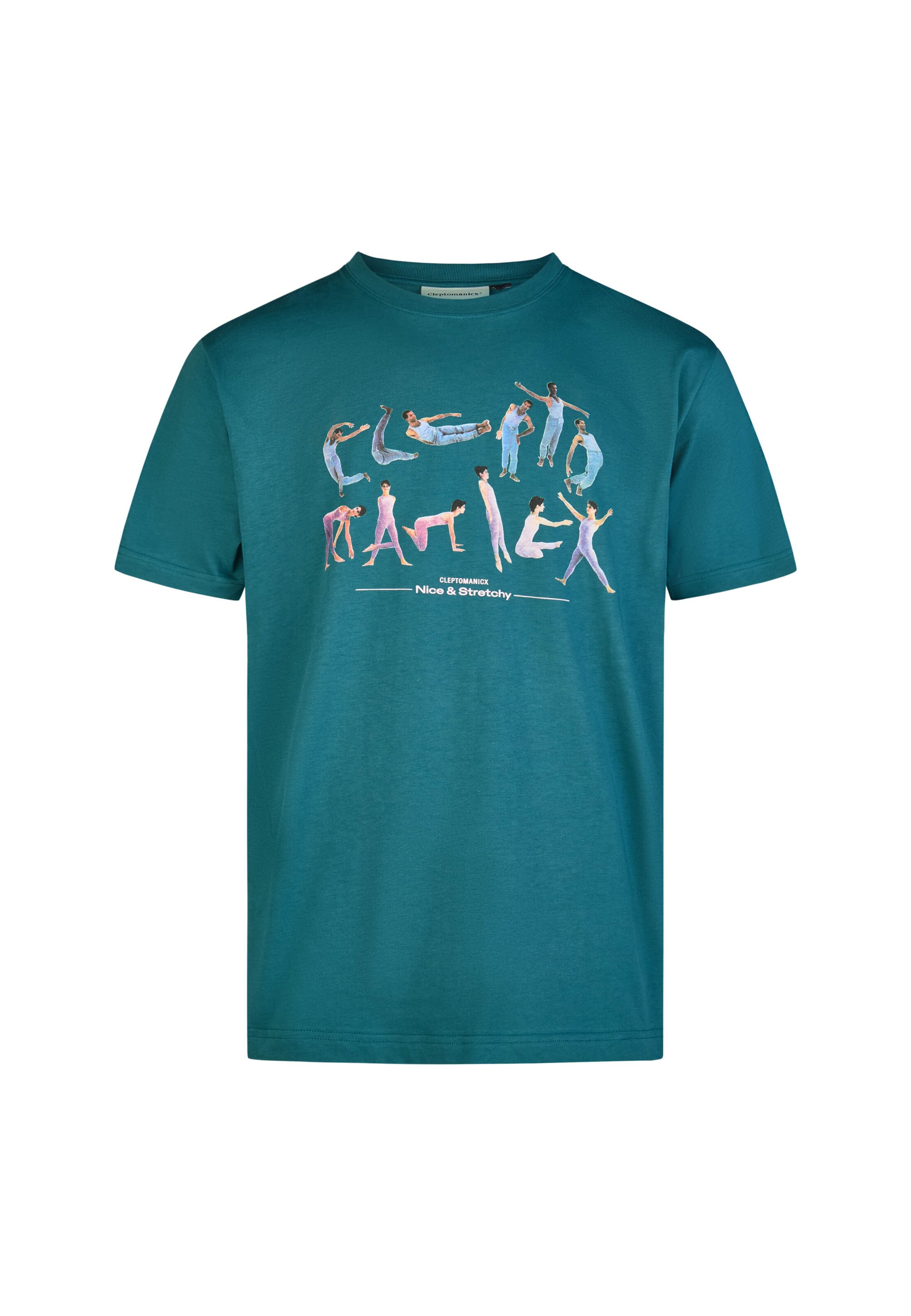 Cleptomanicx Shirt 'Stretchy' in S in Green, Item view