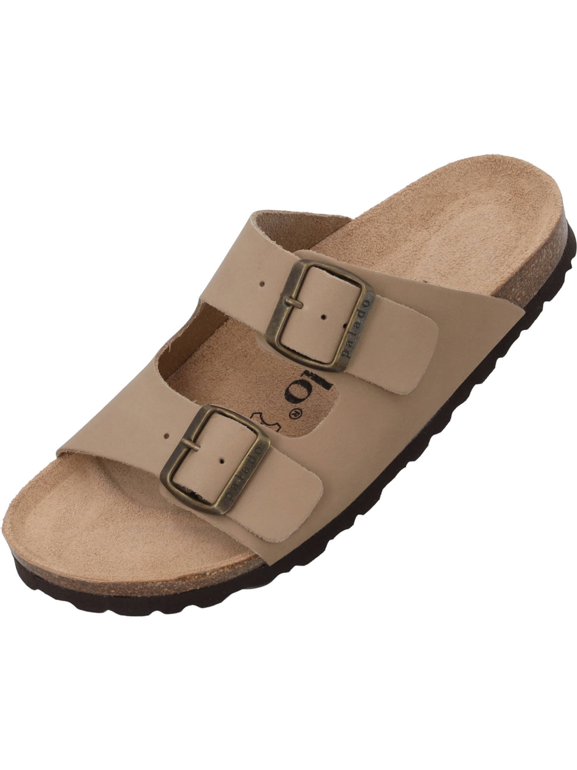 Palado Pantofle 'Korfu' – béžová: přední strana