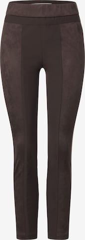 STREET ONE Pants in Brown: front