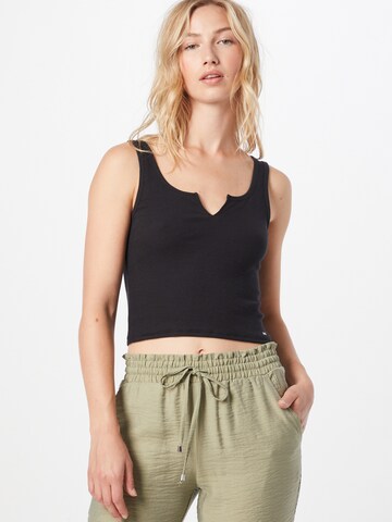 HOLLISTER Knitted Top in Black: front