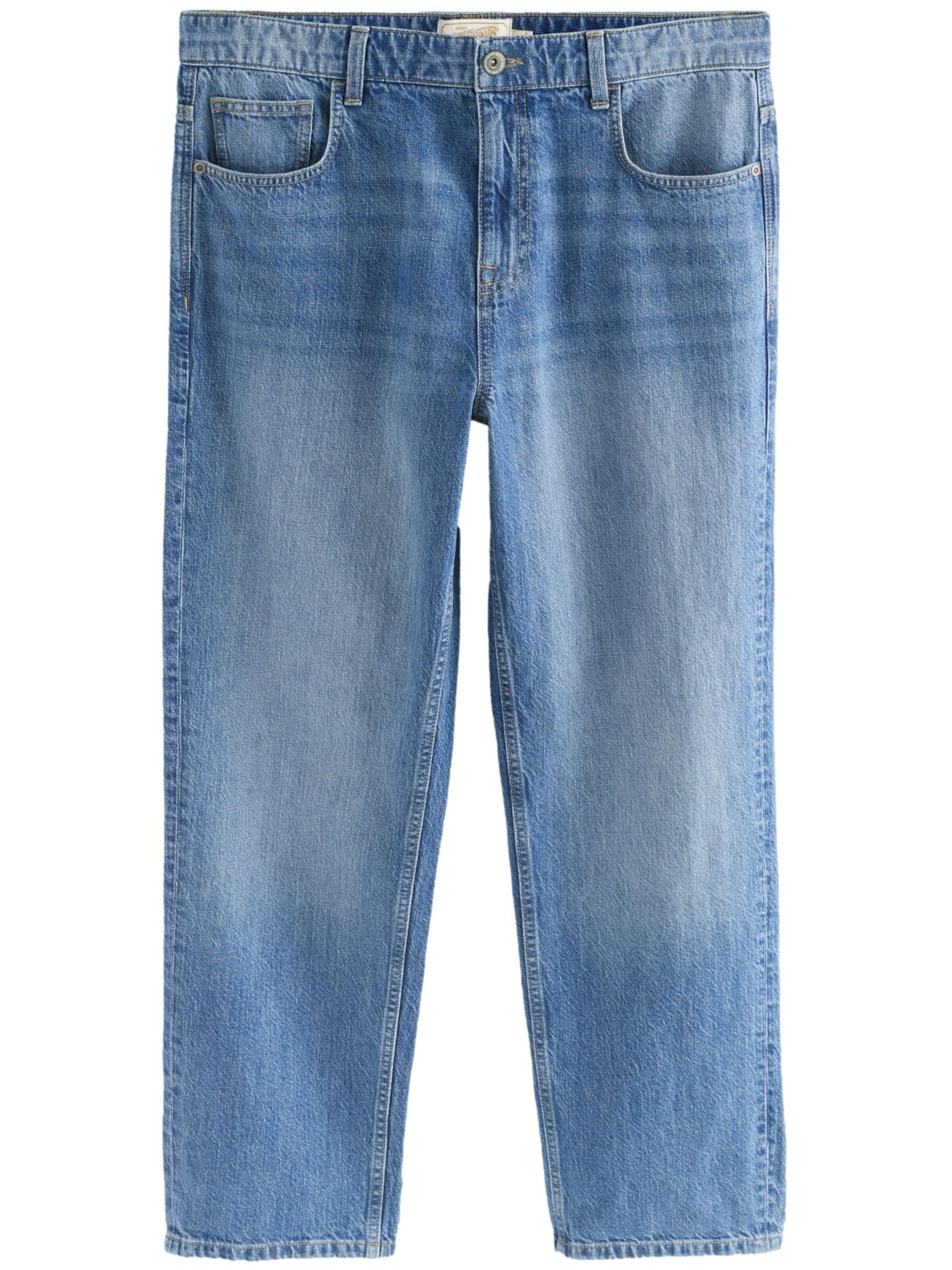 Next tavaline Teksapüksid, värv sinine: eest vaates