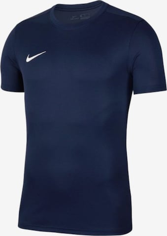 T-Shirt NIKE en bleu : devant