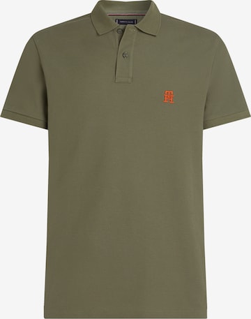 T-Shirt TOMMY HILFIGER en vert : devant