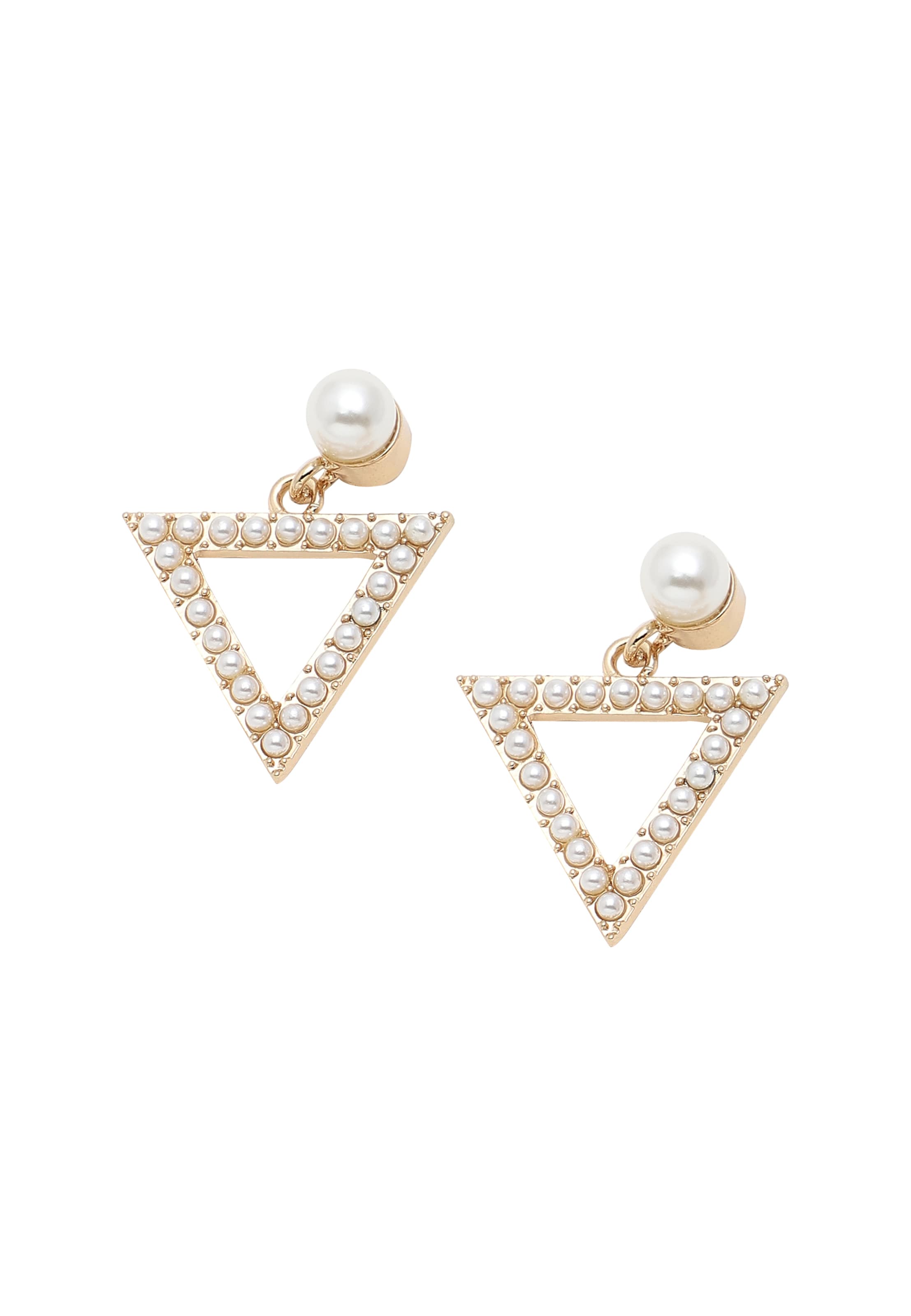 SOHI - Pendientes 'Erykah' en oro: frente