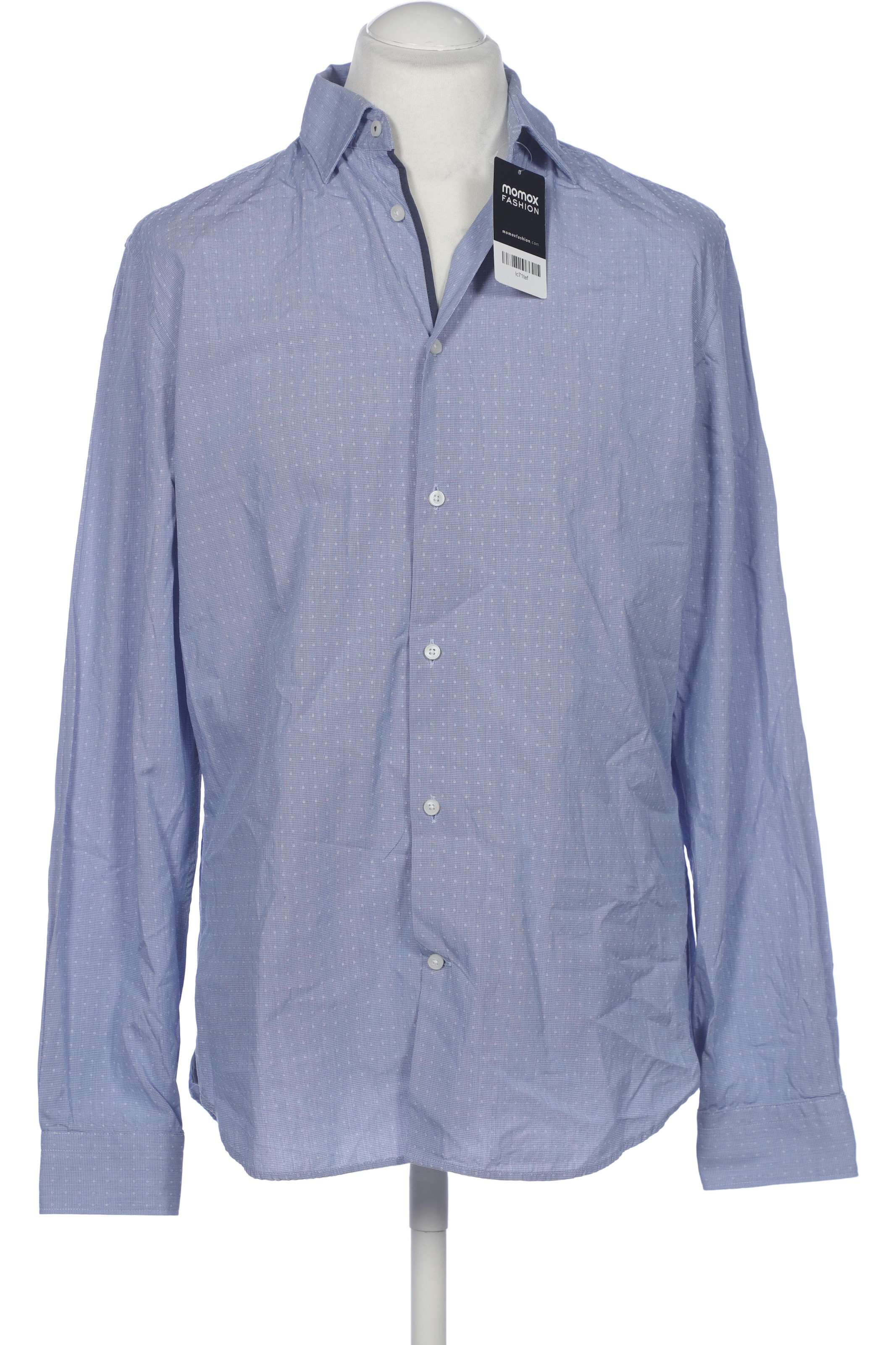 SELECTED Button Up Shirt in L in Blue: front