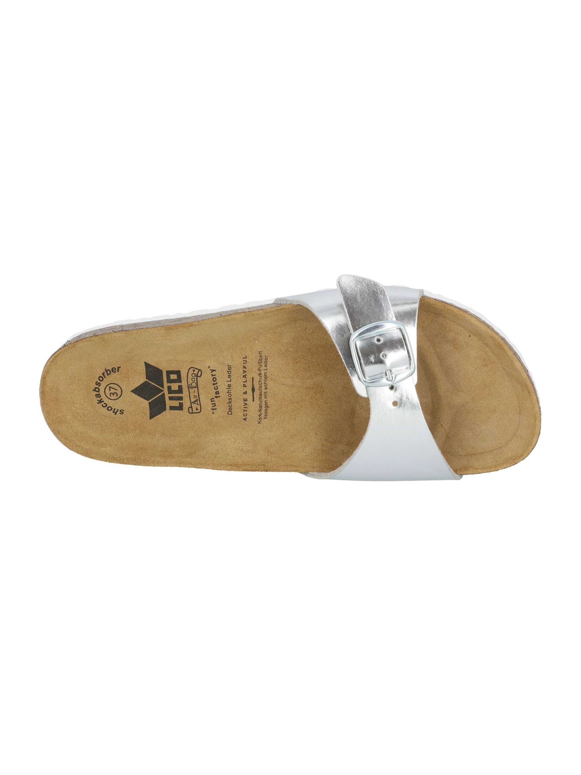 LICO Mules ' Bioline Once ' in Silver