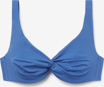 CALZEDONIA Bikinitop 'INDONESIA' in Blau: Vorderseite