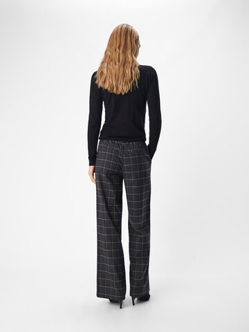 OBJECT Wide Leg Hose 'OBJLisa' in Grau