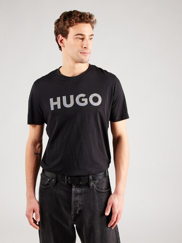 T-Shirt 'Dulivio' HUGO en noir : devant