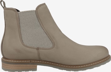 TAMARIS Chelsea Boots i beige