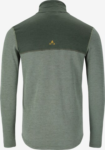 Whistler Athletic Zip-Up Hoodie 'Nevados' in Green