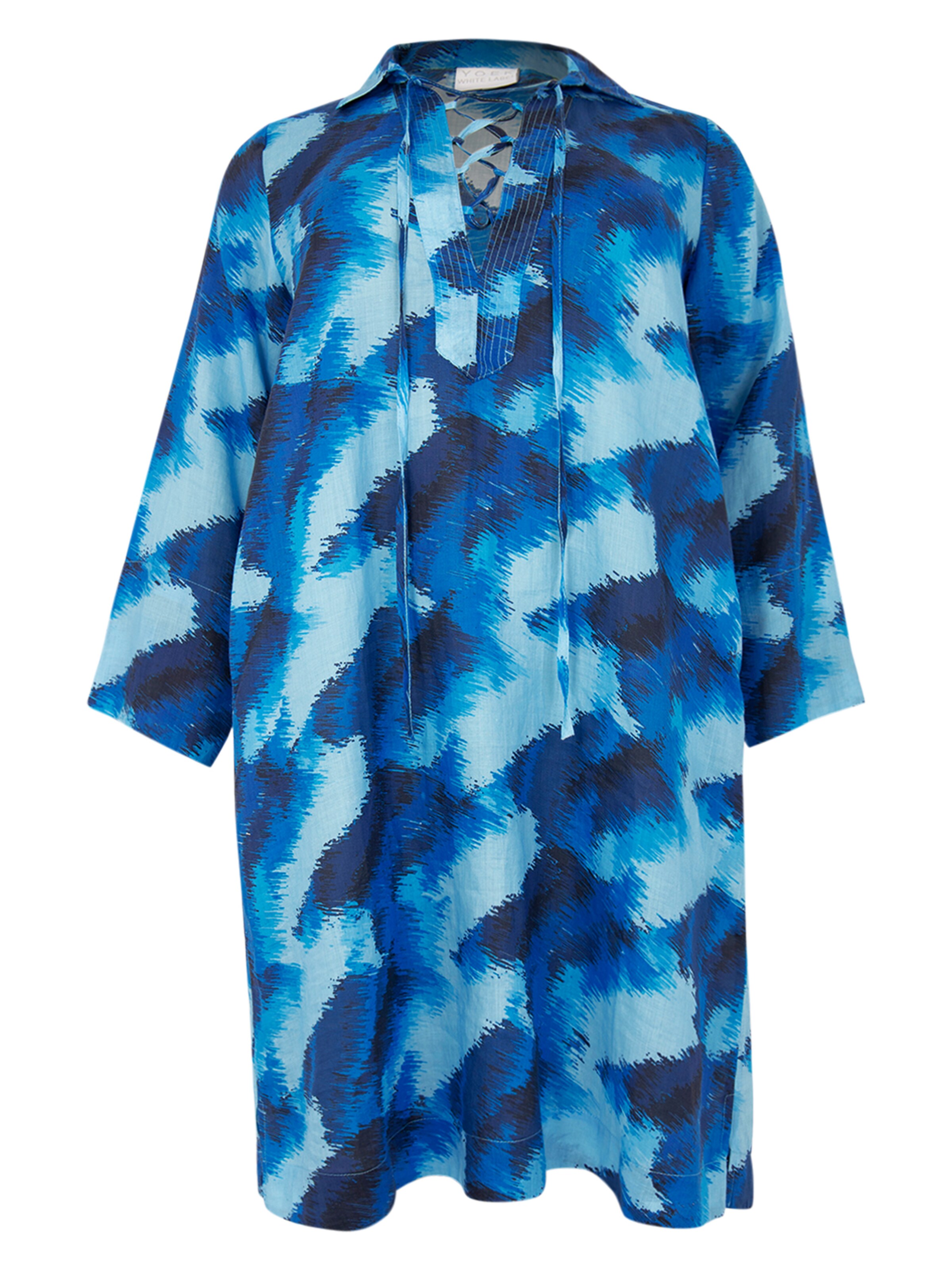 Robe YOEK en bleu : devant