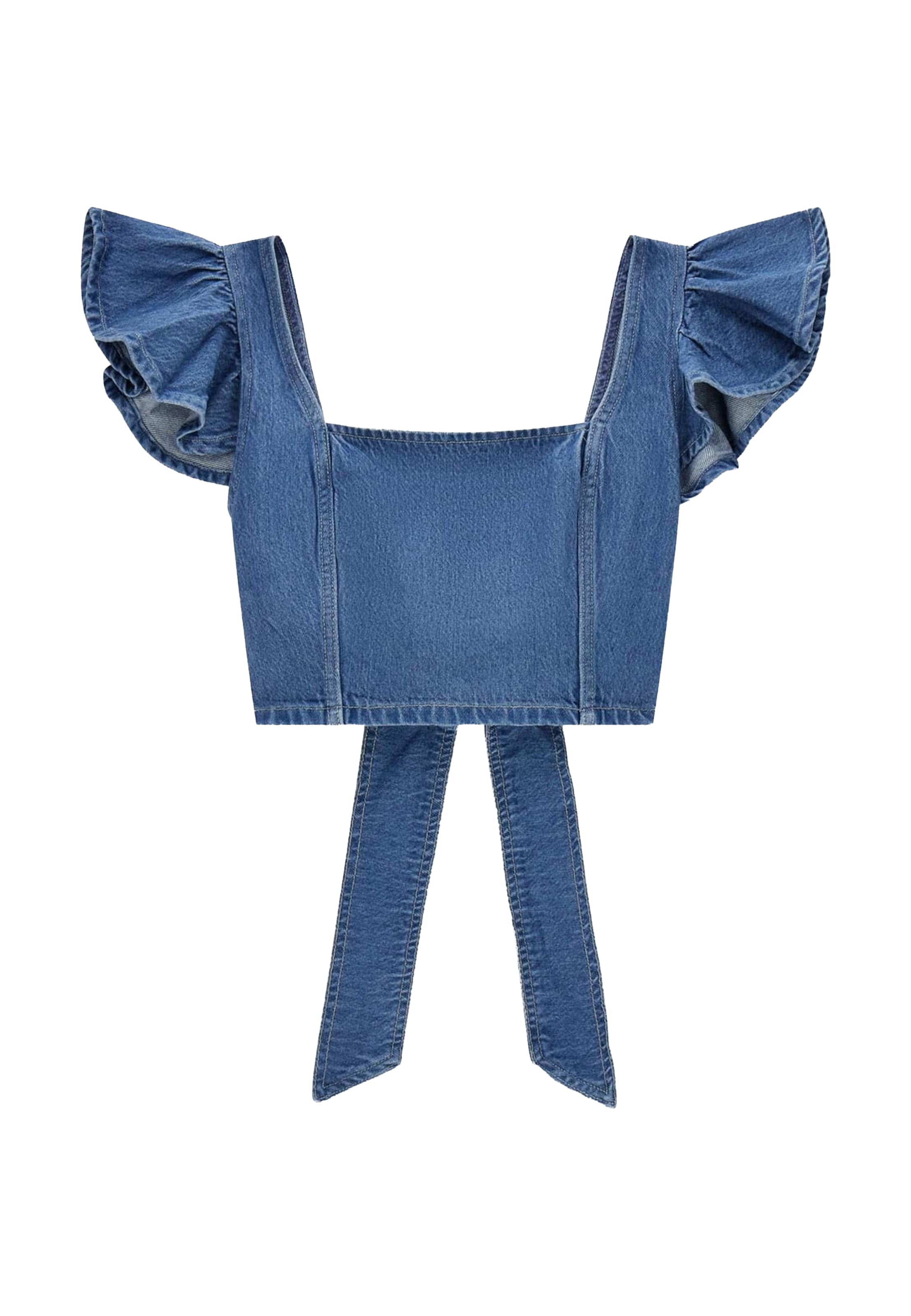 GUESS Top 'LEAH' w kolorze niebieski: przód