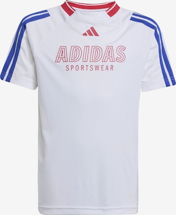 Maglia funzionale 'House Of Tiro' di ADIDAS SPORTSWEAR in bianco: frontale