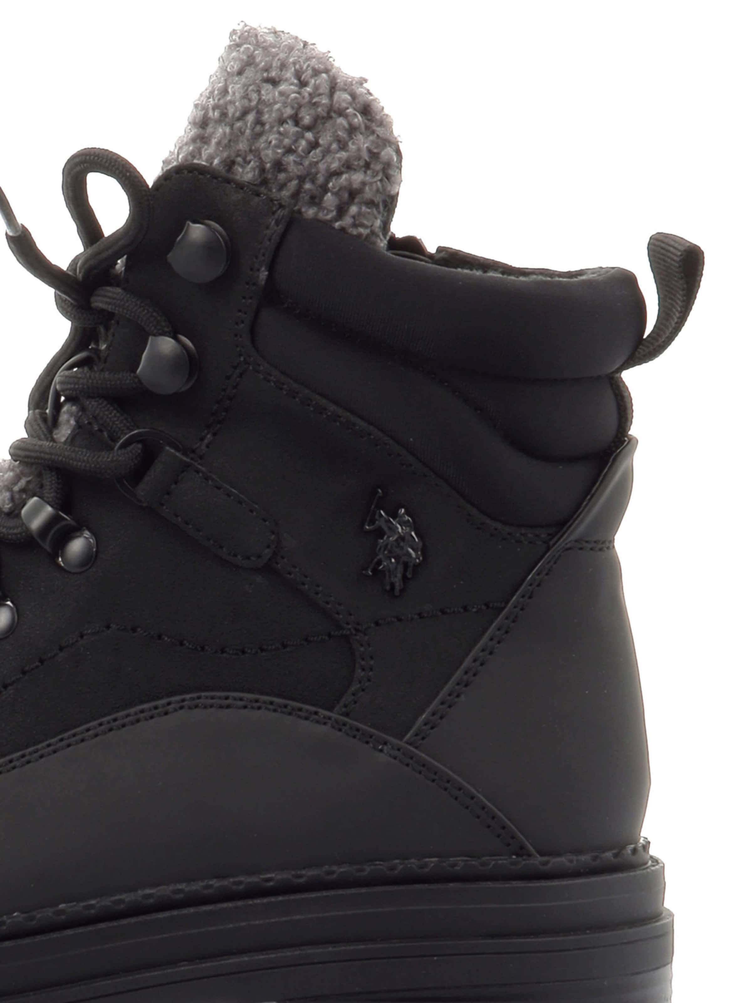US POLO ASSN. - Botim com fivela em preto