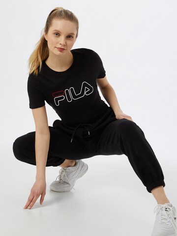 FILA Shirt 'Ladan' in Zwart