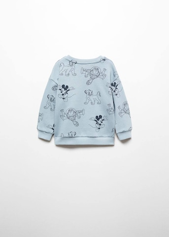 MANGO KIDS Sweatshirt 'Hoorray' i blå