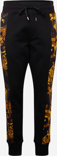 Versace Jeans Couture Spodnie w kolorze atramentowy / szafranowy / pomarańczowy / czarnym, Podgląd produktu