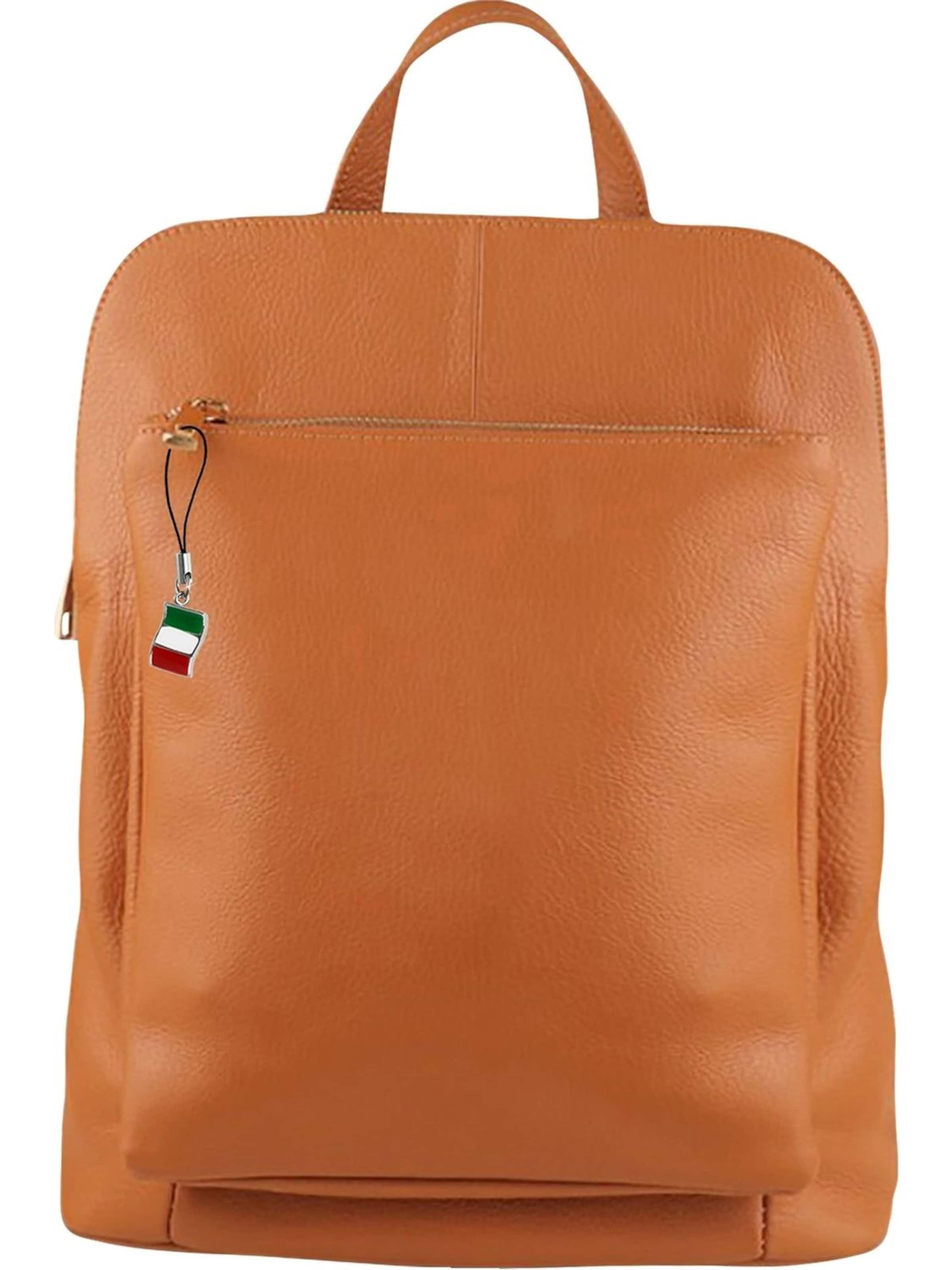 Florence Backpack in Brown: front