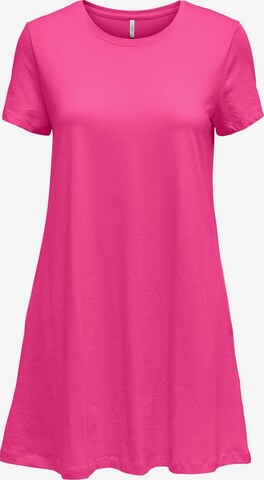 Robe 'MAY' ONLY en rose : devant