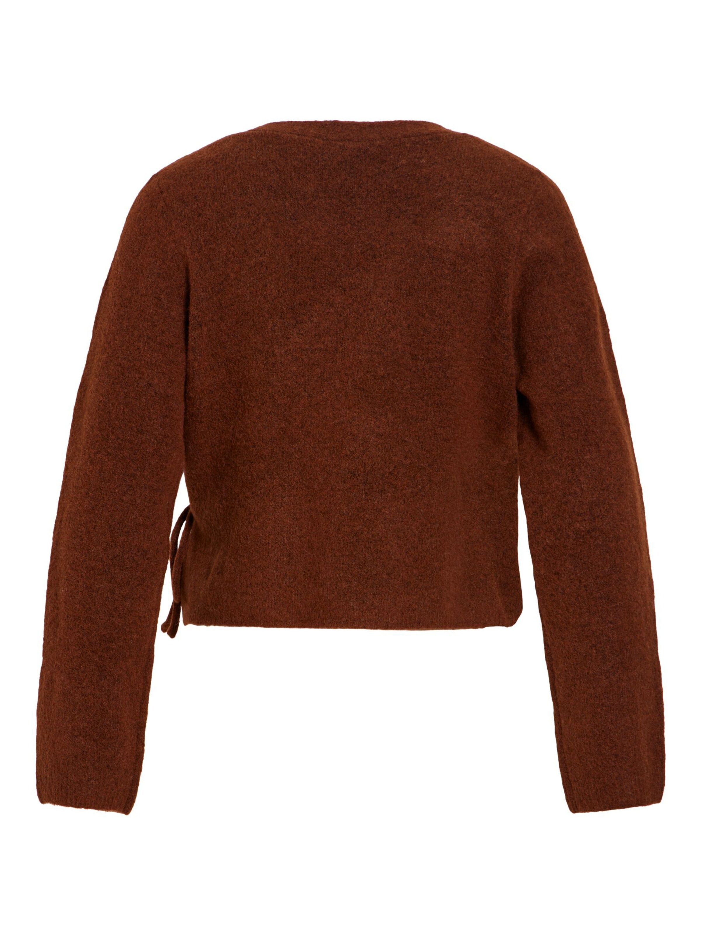 VILA Sweater 'VILUNA' in Brown