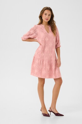 CULTURE Blusenkleid in Pink